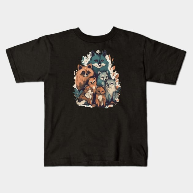 pets love, Kids T-Shirt by Pixy Official